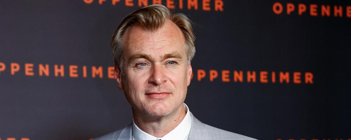 Christopher Nolan on the screening of Oppenheimer. Credits: The Hindu