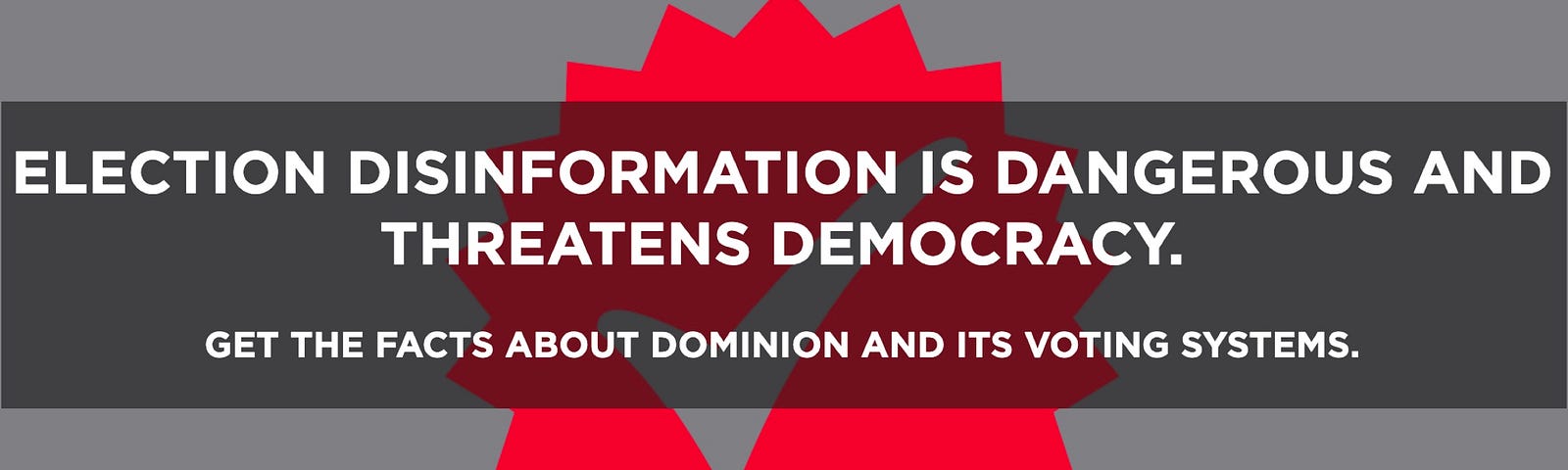 IMAGE: The home page of Dominion Voting Systems on the day they announced the $787.5M settlement with Fox