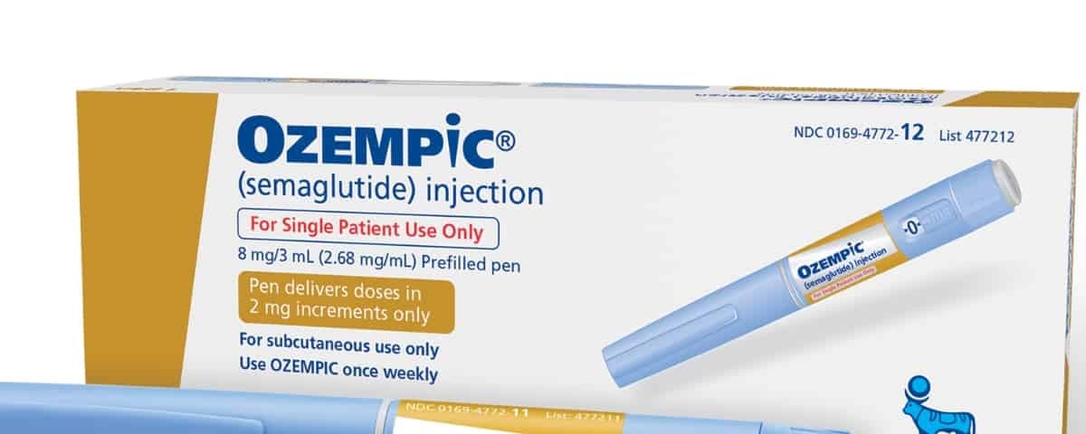 Ozempic medication box and pen injector for weight loss in Singapore