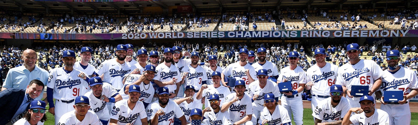 Dodgers receive their 2020 World Series rings, by Rowan Kavner