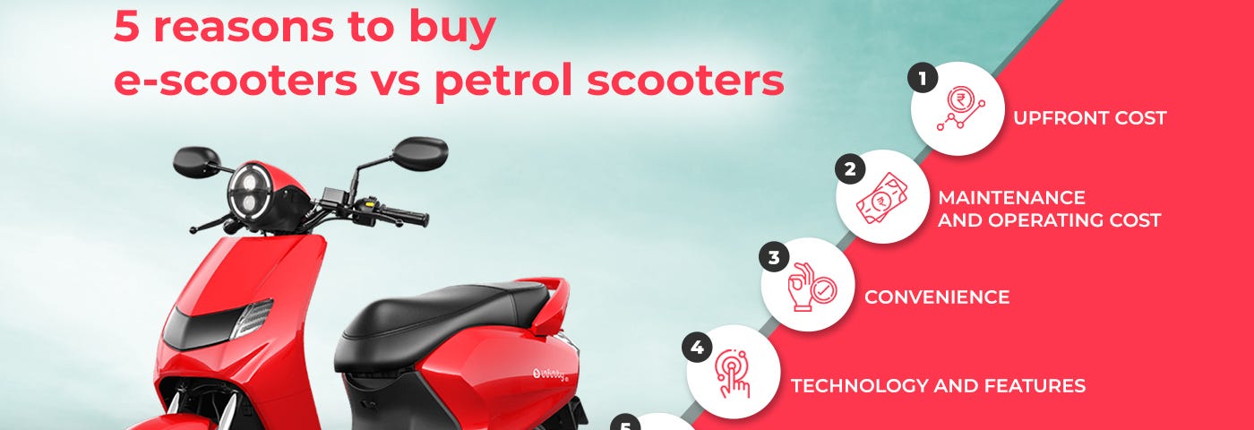 electric scooters vs petrol scooters