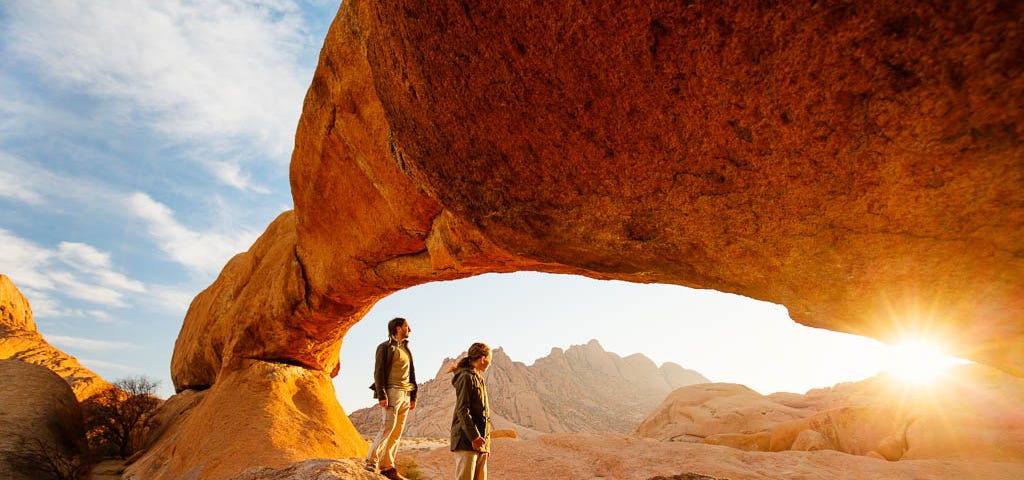 Sunrise over Damaraland in Namibia