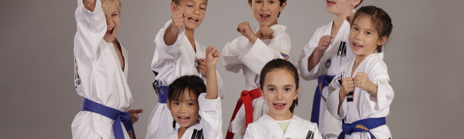kids in martial arts uniform