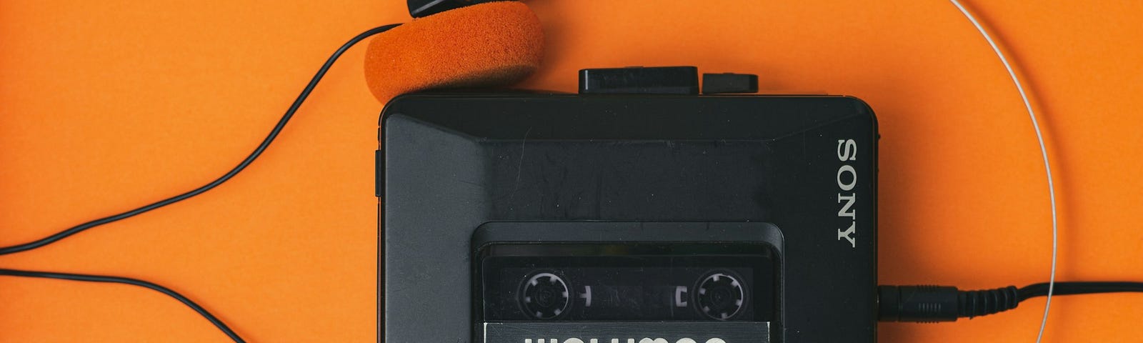 An image of a Walkman tape player