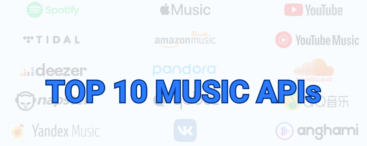 top 10 music APIs