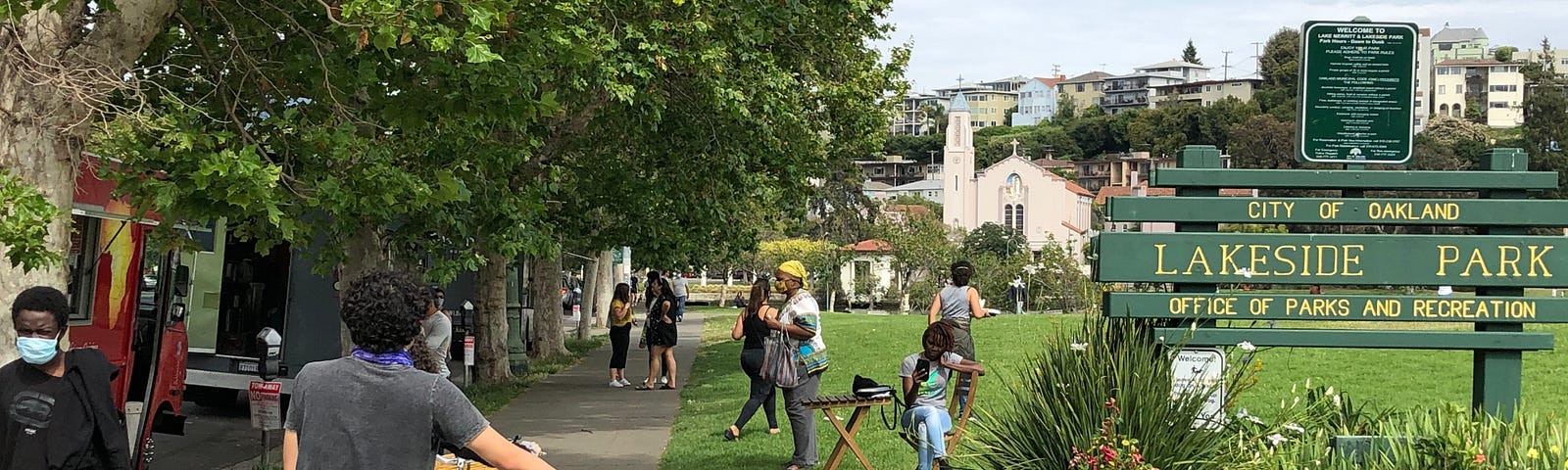 Lake Merritt is a public place that is well-loved by people of all vibes. During the COVID19 Pandemic Lake Merritt has been a