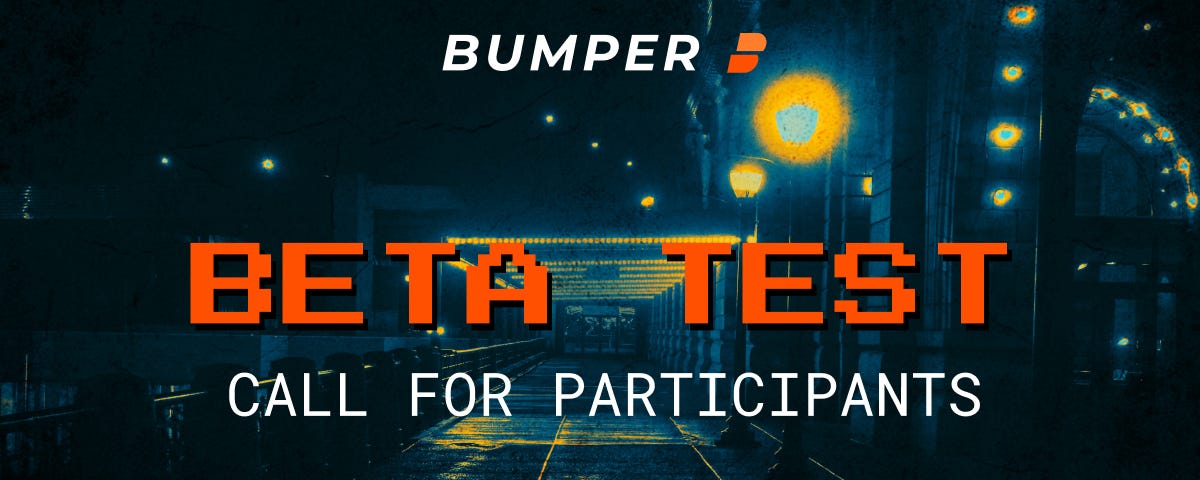 Bumper Falkor Beta Test — Call for participants