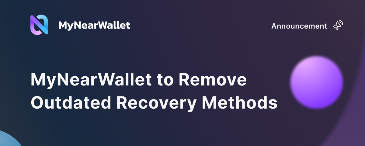 NEAR Wallet | Recovery