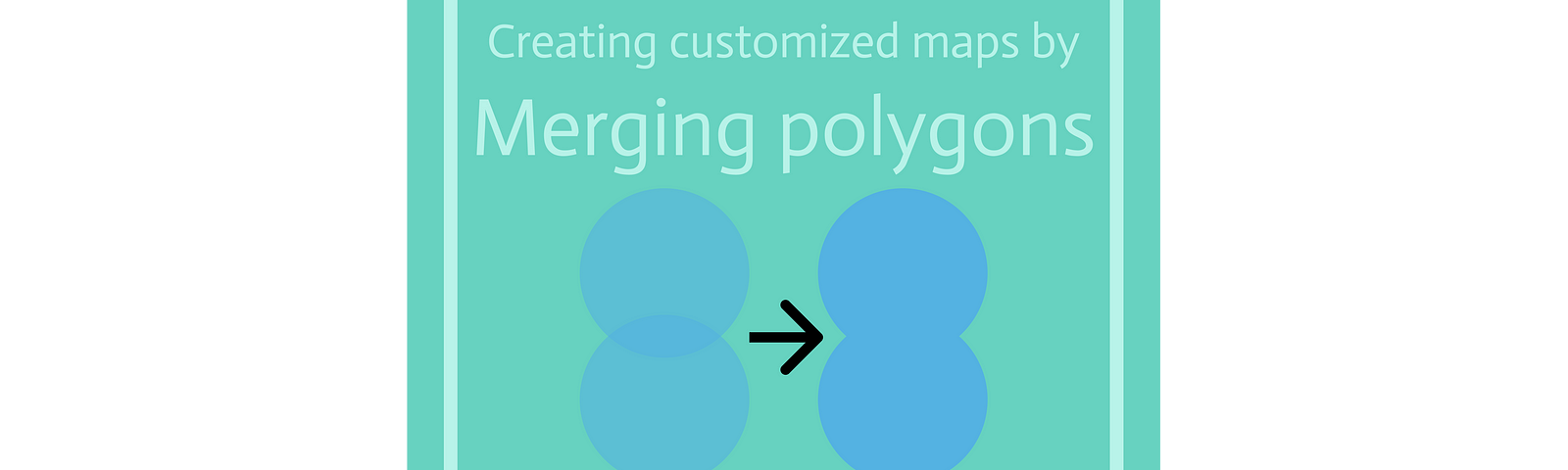 Self-made image. Merging polygons.