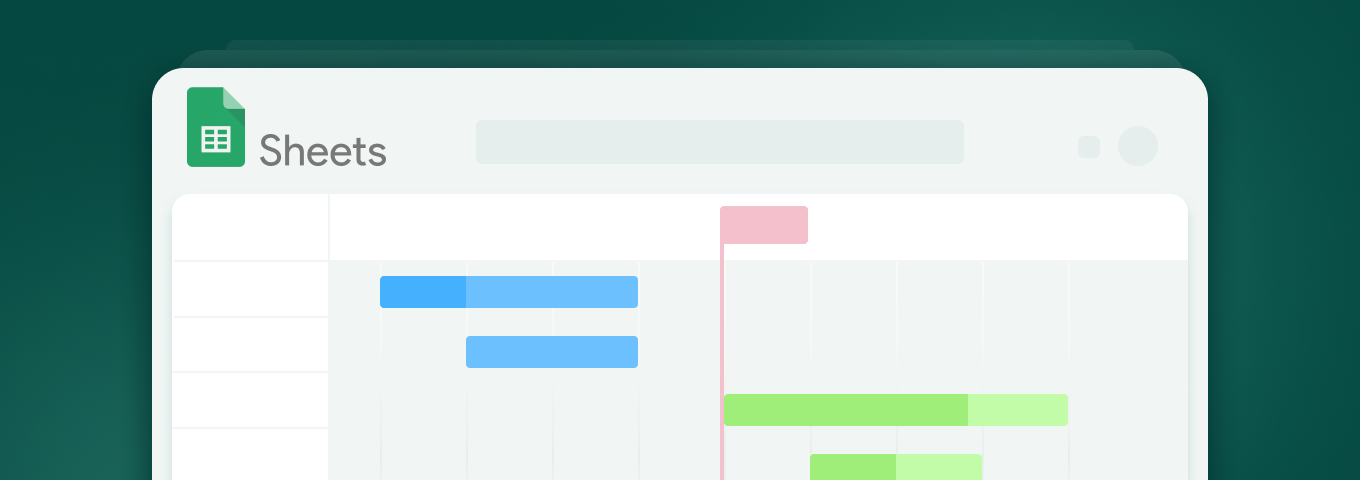 How to make a Gantt chart in Google Sheets