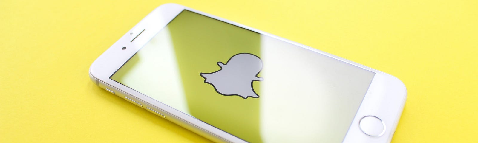 An iphone in which snapchat is opened