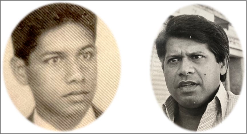 Figure 01: Evo João Camões Fernandes in 1961 at age 17 and in 1982 at age 38. The first represents youthful creativity, while the second represents introspective maturity.