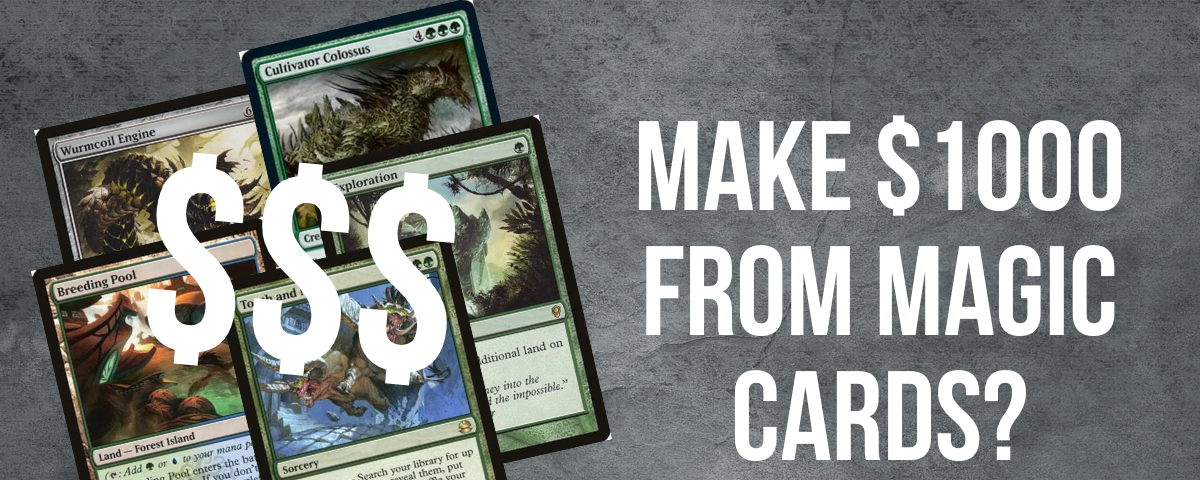 how to make money selling magic cards