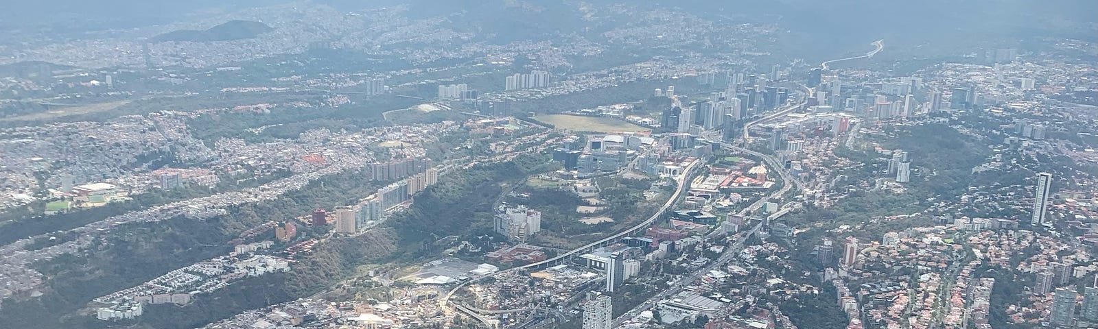 Mexico City — aerial view