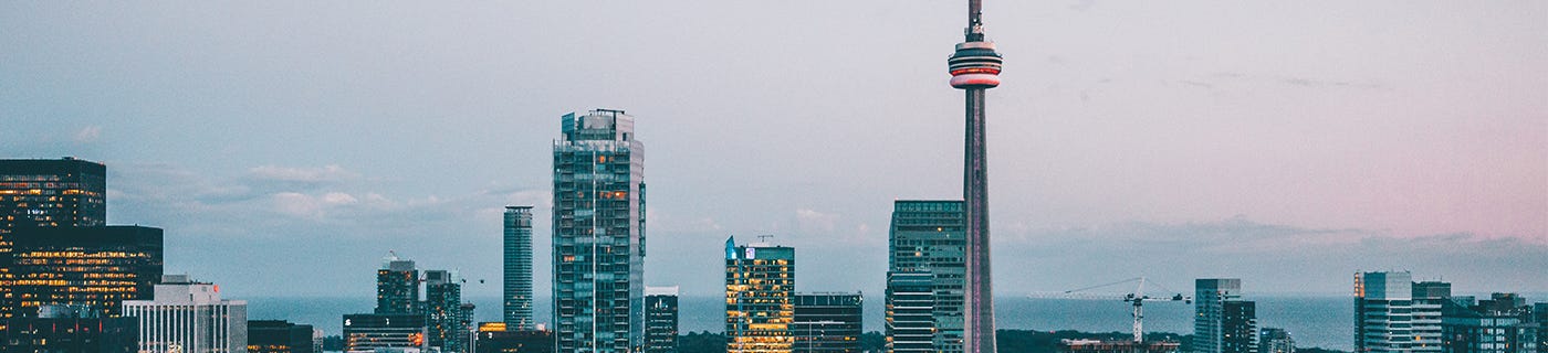 Toronto Skyline with CN Tower