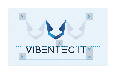 Vibentec IT’s logo spacing rule
