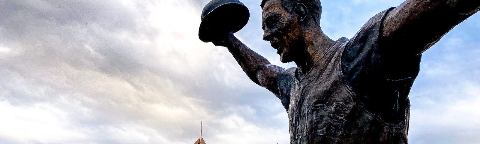 bill mazeroski celebrating his walk-off home-run