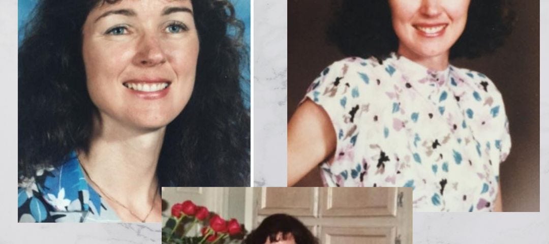 Three pictures of murdered schoolteacher Cherilyn Hawkley