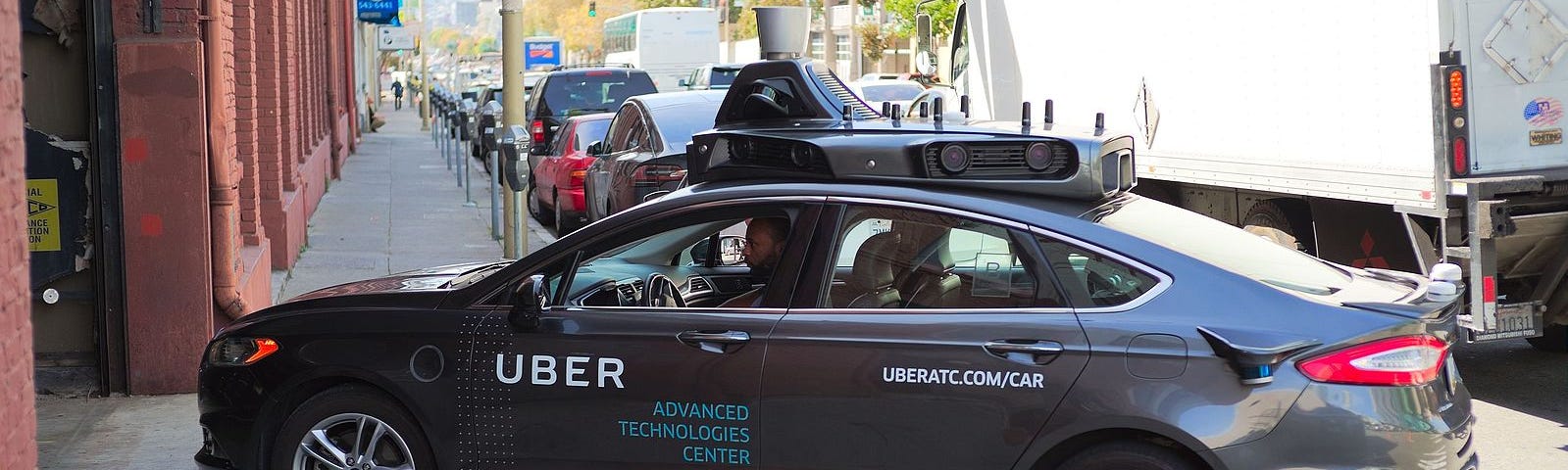 Uber’s self driving car.