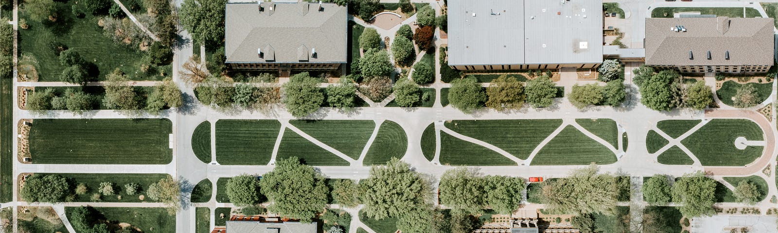 An aerial of East Campus