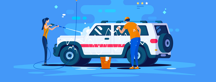 Car wash app development