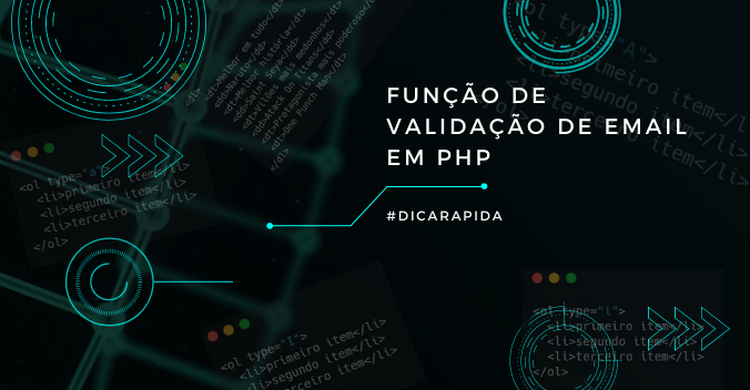 Função de validação de email em PHP