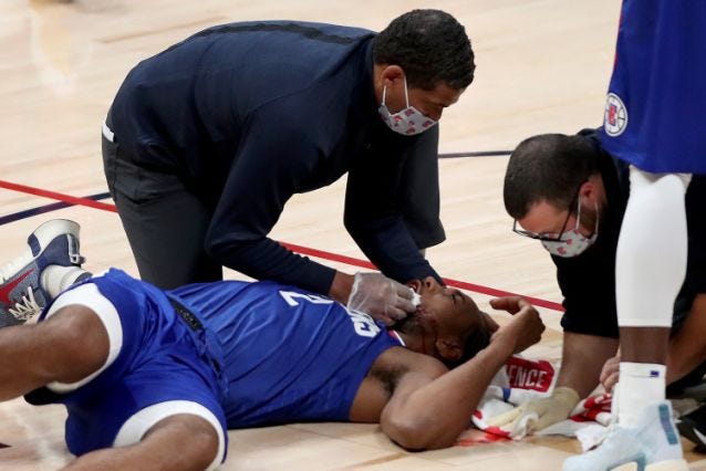 Figure 8 : Cover picture (Kawhi Leonard injury vs Denver Nuggets)