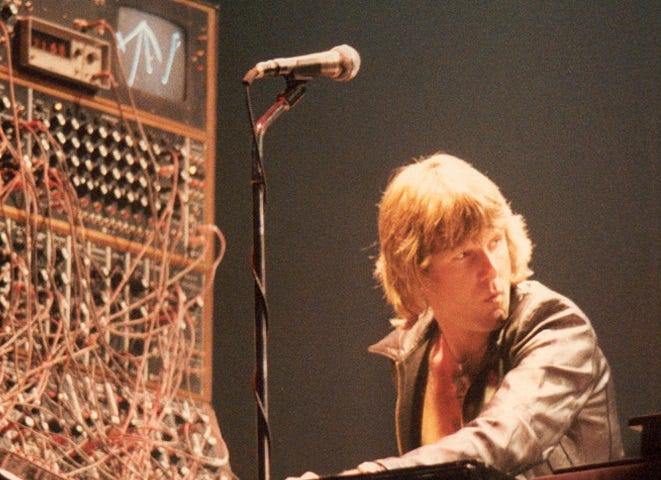 Keith Emerson gigging with a Moog