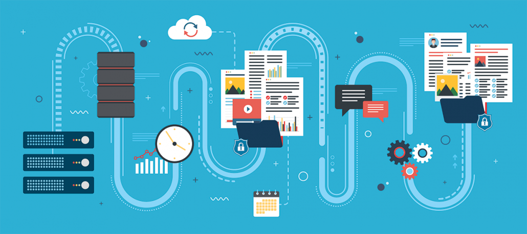 Supply chain graphic