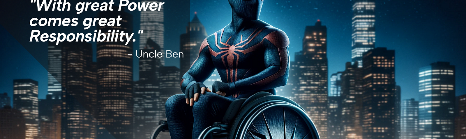 “With great Power comes great Responsability” — Uncle Ben