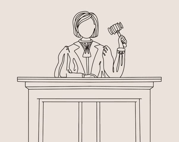 A woman judge