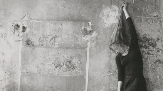 Francesca Woodman Self-portrait of the artist