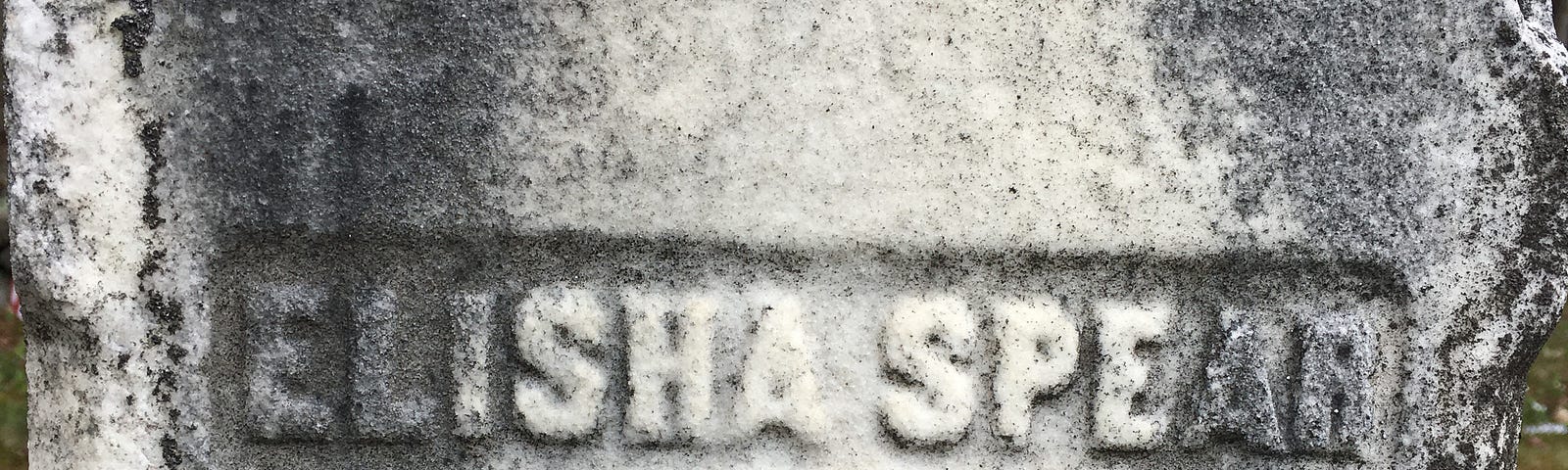 Gravestone of Elisha Spear