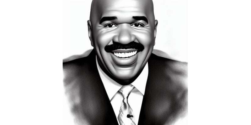 Steve Harvey Lookalike ink sketch — Steve Harvey Taught Me a Simple Psychological Trick to Attract Success and Wealth