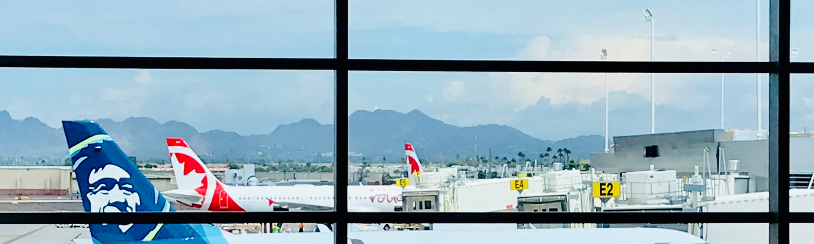 Author’s Image. A picture taken from the Phoenix Airport waiting lounge.