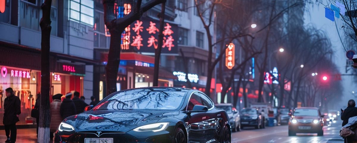 Tesla AI photo in China