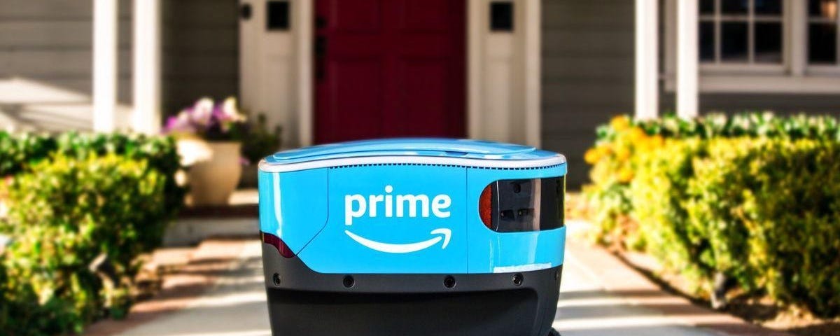 (An Amazon delivery robot. Source: ZDNet)