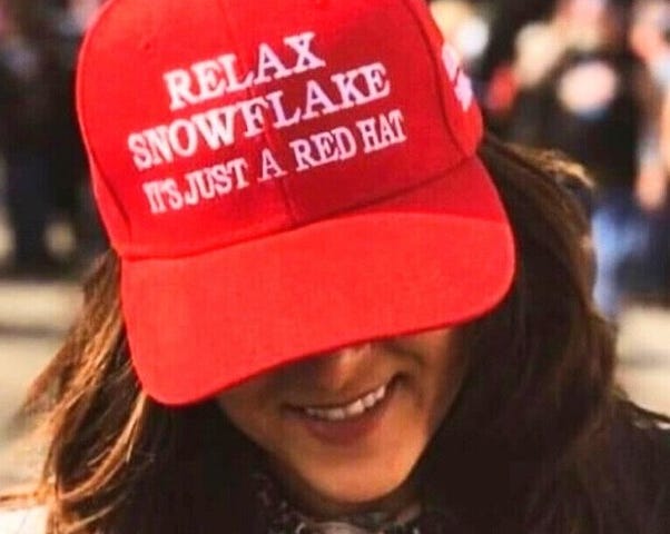 RELAX Snow Flake, it’s just a red cap