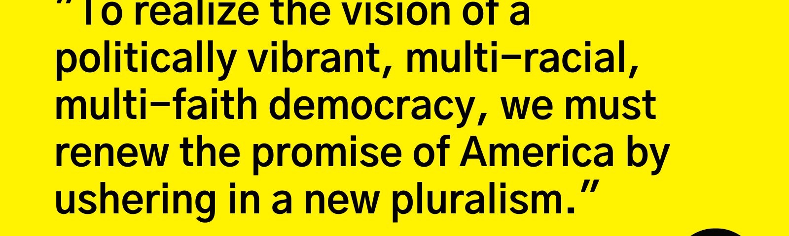 New Pluralists challenge statement about the need for a new pluralism