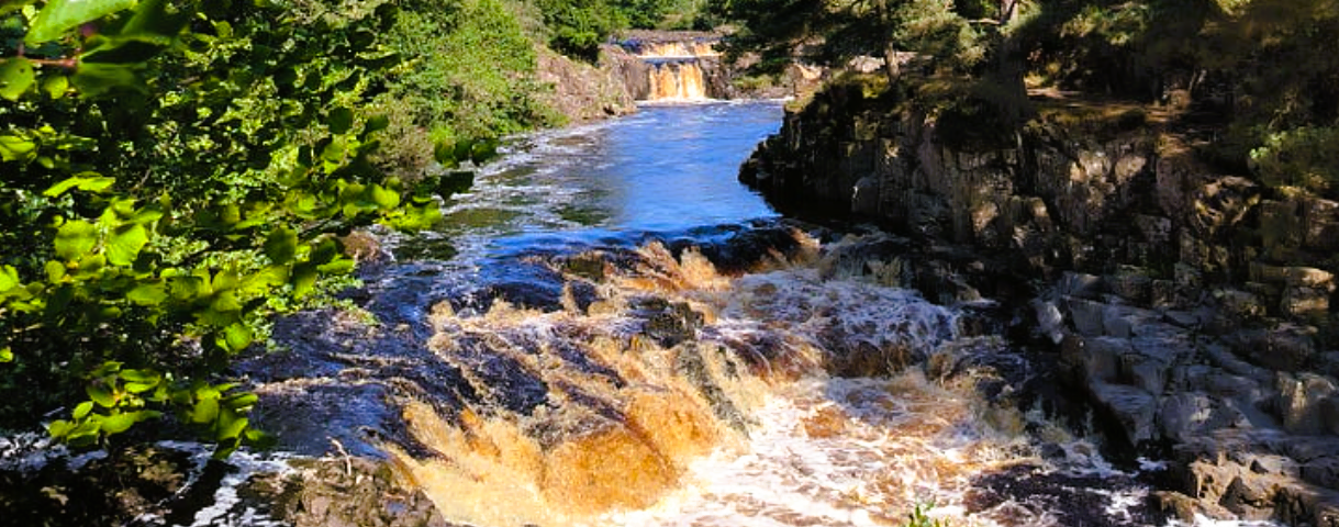 Low Force Waterfall in the North Pennies, UK