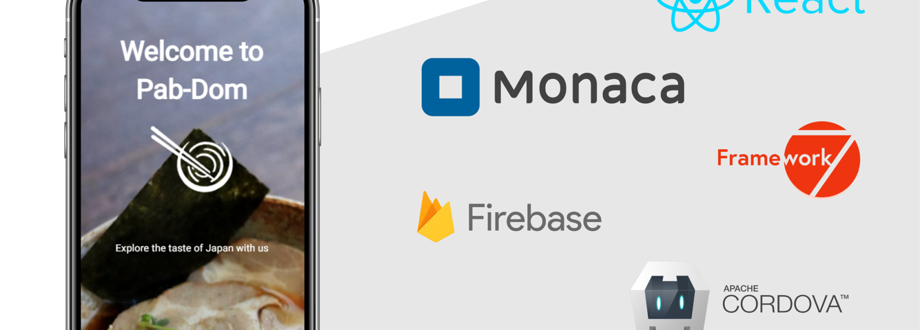 Create a food ordering application with Monaca, React and Framework 7 with Firebase database