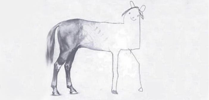 royalty free image by https://memegenerator.net/ of a half drawn horse