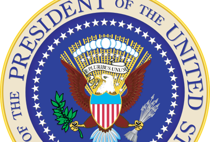 The U.S. presidential seal