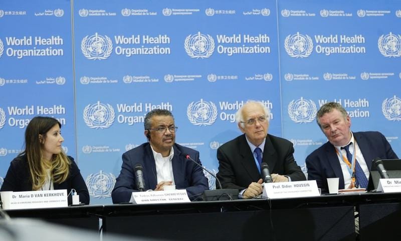 Members of WHO’s Emergency Committee