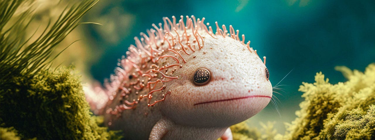 gloomy baby axolotl