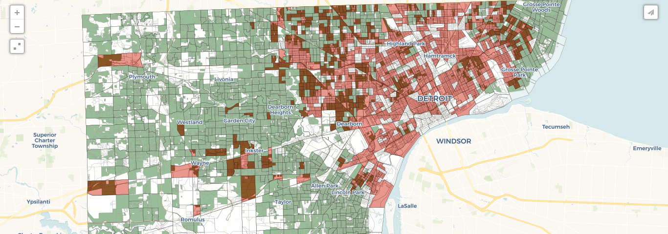 Detroit broadband map.