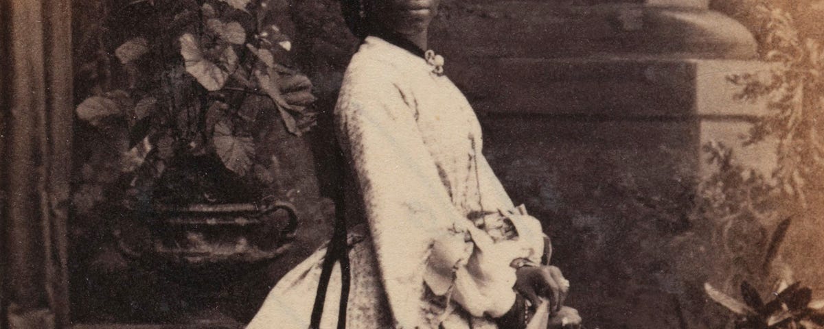A portrait of Sara Forbes Bonetta, Queen Victoria’s goddaughter