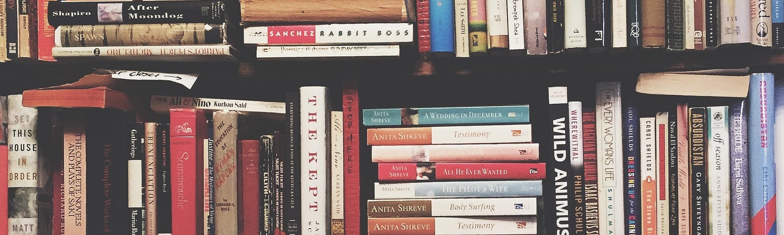 An overstuffed books shelf. / Photo by <a href=”https://unsplash.com/@randomlies?utm_source=unsplash&utm_medium=referral&utm_content=creditCopyText">Ashim D’Silva</a> on <a href=”https://unsplash.com/s/photos/bookshelf?utm_source=unsplash&utm_medium=referral&utm_content=creditCopyText">Unsplash</a>