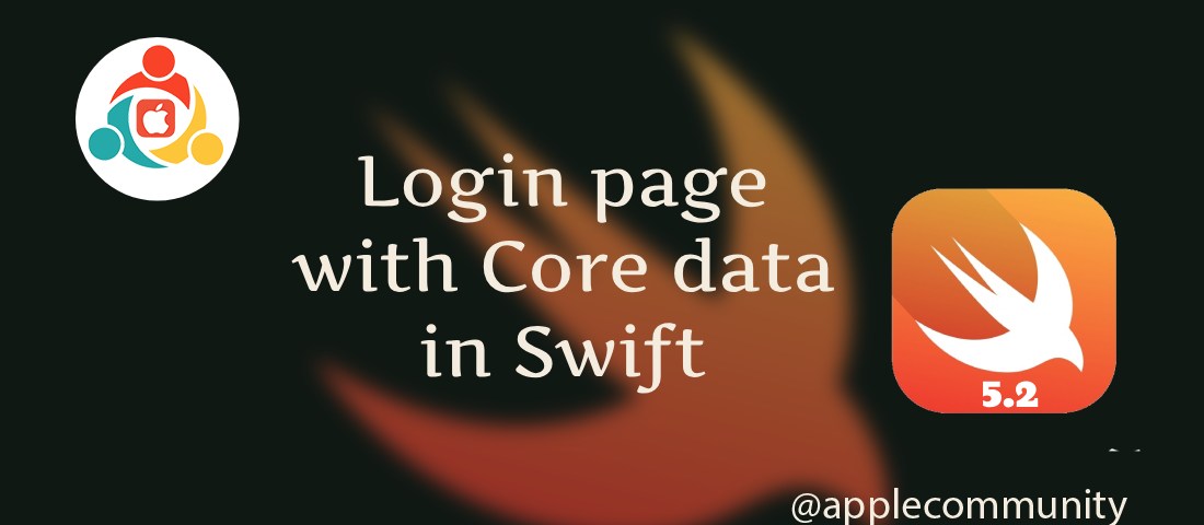 How to create a login page with Core data in Swift 5.2