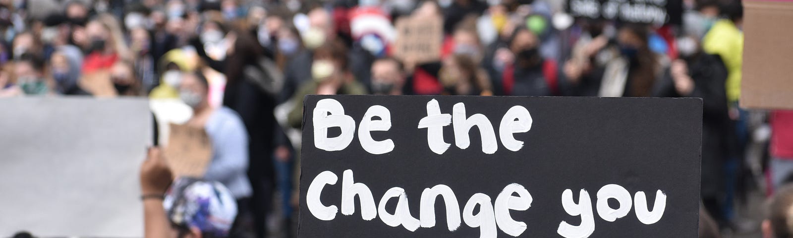 Close-Up View of a Placard